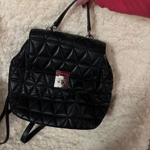 Michael Kors black backpack